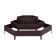 Gavelous flowerbed, 3 tiers, d = 60–100–140 cm, h = 45 cm, brown, Greengo