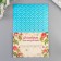 Foamiran metallized "Blue flash" 2 mm format A4 set of 5 sheets
