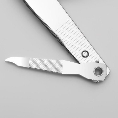 Kusachki - Pedicier, with a file, 8 cm, on a blister, silver color.-5