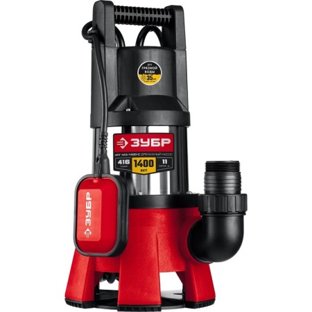 Drainage "Zubble" NPG-M3-1400-C, for dirty water, 1,400 watts, 416 l/min, pressure 11 m