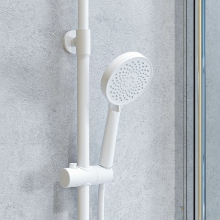 Shower system IDDIS Shelfy Shewtbti06, tropical shower, shower, white-5
