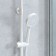 Shower system IDDIS Shelfy Shewtbti06, tropical shower, shower, white