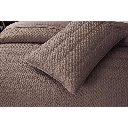 A set with a bedspread "Irma", size 230x250 cm, 50x70 cm - 2 pcs, color of Mokko-5