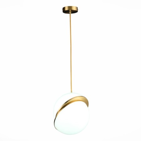 Suspension lamp ST LUCE. SL1164.313.01. Laico. 1x60 W, E27, 25x25x30 cm, brass color-8