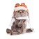 Soft toy "Basik in a helmet and scarf", 19 cm