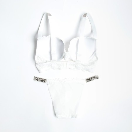 Circular women's set (top/panties), white mix, size 80V-24