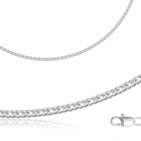 The chain "Weaving of the rhombus double" MRD35C, echoing, 55 cm