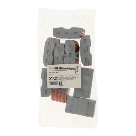 Construction and installation terminal passing, 32a, 0.08-4 mm2, 4 ed., Phase-zero, set 10 pcs-3