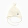 Baby hat, vanilla color, size 44-46 (9-12 months)