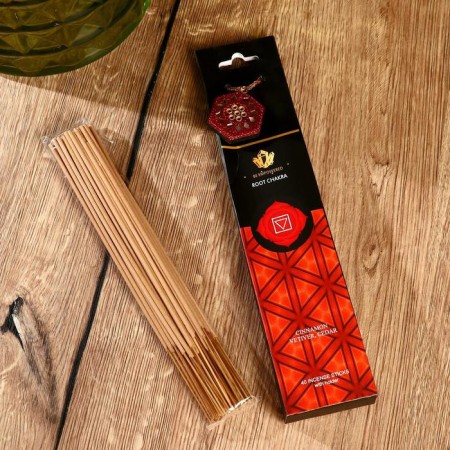 Aromanabar "Chakra" (set of 40 sticks) and a cinnamon stand, vetiver, cedar-1