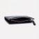 Women's wallet on the button, black color