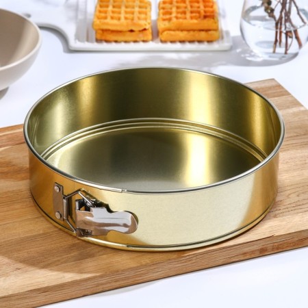 Form for baking and layout with the size of the size “Nikis”, D = 24 cm, h = 6 cm, anti -stick coating, color mix-20