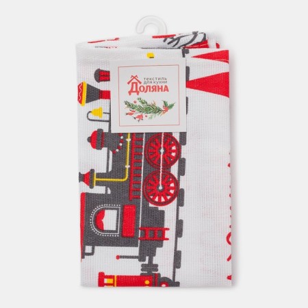 Kitchen towel "Fairytale travel" 35x60cm-5