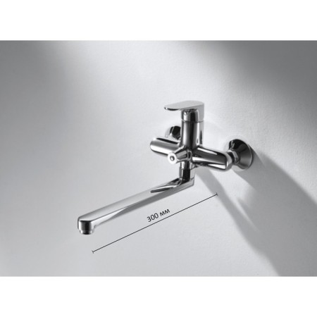 Bravat Alfa F6120178CP-01L bath mixer, with long surge