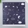 Scrapbooking paper bilateral "Cosmic sky" density 180 g 30.5x32 cm