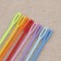 Set of needles for stitching, plastic, d = 2 mm, 5.5 cm, 25pcs, colorful color