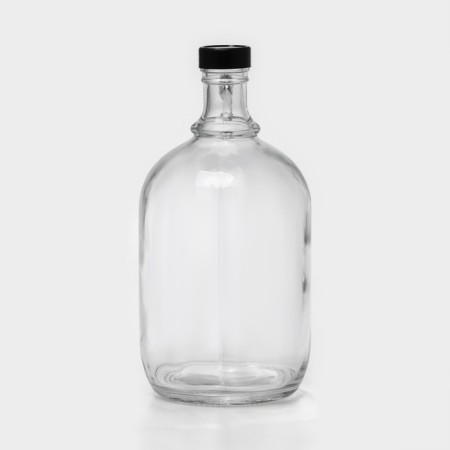 A glass bottle with a hera handle, 2.05 liters-3
