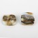 A set of buttons on the leg "Square", 22 × 22 mm, 5 pcs, the color is gray-beige