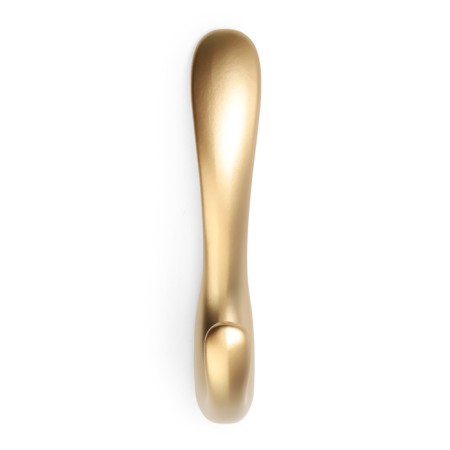 Furniture hook CAPPIO HEEL LIGHT 45BSG, two -rod, aluminum, matte gold-3