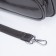 Bag Cross-Bodi with a zipper, gray color