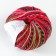 Yeritage yarn 75% acrylic, 25% wool 125m/50g (336 red-black-ASPRAGUS)