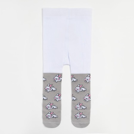 Pantyhose crumb I am "bunny", gray, height 68-74 cm-1