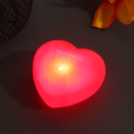 Nightlight "heart" (our love) Led 2hlr44 7x7x3.5cm-1