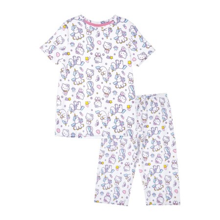 Pajama for the girl PlayTode: T -shirt and Bridges, height 128 cm-3