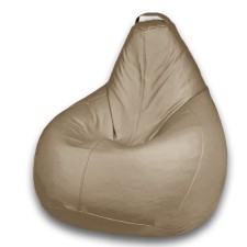 Pear-bag “Pear” Positive Colt, size XXXL, diameter 110 cm, height 145 cm, artificial leather, coffee color with milk