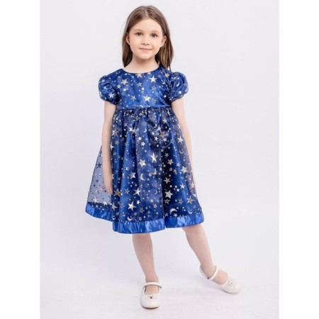 Dress "Flora", height 98 cm, blue color-3