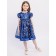 Dress "Flora", height 98 cm, blue color