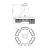 Suspension lamp Maytoni Mod083PL-06CH, G9, 6x40 W, 600x600x980 mm, Chrome