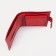Women's wallet on the button, red color