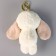 Soft toy "Bunny" on a key fob, 12 cm