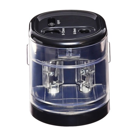 Electric grinder 2 holes Berlingo Power TX, with a container, black-2