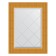Mirror with engraving in the baguette frame, gold gold 80 mm, 55x72 cm