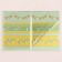 Birth certificate "Airy balls" embossing, green background, a5