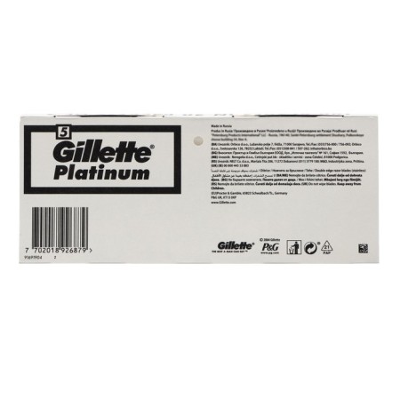 Exchange blades Gillette Rubie Platinum for safe razor 5pcs-3