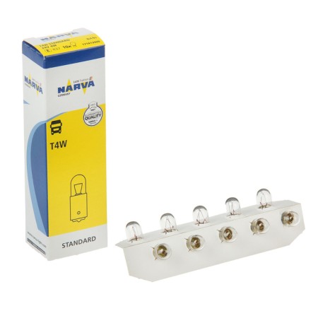 Car lamp Narva, T4W, 24 V, 4 W, (BA9S)