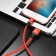 Hoco X14, Lightning - USB, 2.4 A, 1 m, fast charging, nylon, red, red