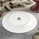 Porcelain dessert plate, d = 18 cm, white color