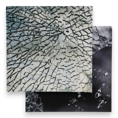 Photophone bilateral cardboard density 350 g "Shards" 50x50 cm-1