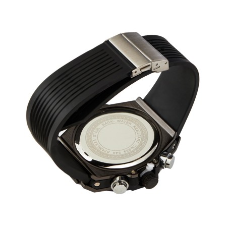 Men's watch, calendar, chronograph, D-4.2 cm, L-24 cm strap, luminous, 3 atm-2
