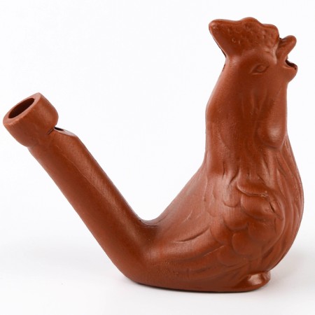 Ceramic “cockerel” whistle for painting 3.5 × 6.5 × 6.2 cm-2
