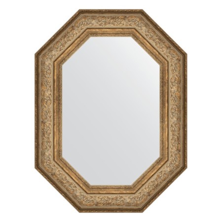 Mirror in the baguette frame, vignette antique bronze 109 mm, 60x80 cm