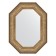 Mirror in the baguette frame, vignette antique bronze 109 mm, 60x80 cm
