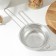 A colander made of stainless steel "Marco", d = 16.5 cm, a long handle, chrome color