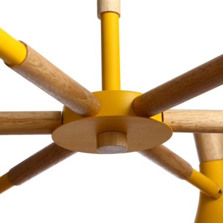 Morocco chandelier 6x40W E27 yellow 90x90x58.5 cm Bayerlux-3