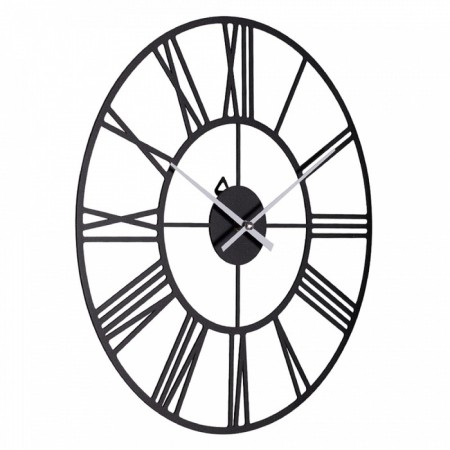 Wall-wall clocks of metal "Classic", silent, D-40 cm, black, aa-3