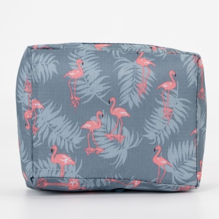 Lightning cosmetic bag, gray-blue color-2